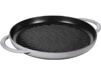 Staub Grillpande Induktion Rund 30cm Grafitgrå