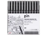 Uni Fineliner PIN Svart