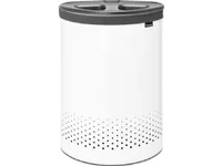 Brabantia vaskeboks, 55 L mørkegrå/hvit