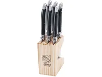 Biffkniver - Premium - 6 stk - Svart