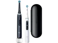Oral-B iO Series 5 Sort/Hvit med tannbørste med andre håndtak 415121 (415121)