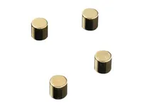 Super Stærke Magneter" cylinder guld Ø 1 x 1 cm - (4 stk.)'