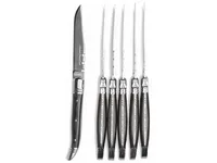 Laguiole Heritage biffkniver 6 stk Svart