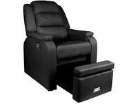 Activeshop HILTON Pedicure stol, sort