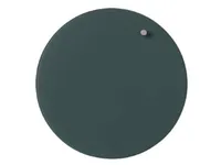 Magnetisk NAGA glastavle cirkel Ø25 cm Dark Green