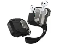 AirPods 4 Supcase Matrix-deksel med magnetisk lading – svart