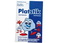 Hæftemasse - Grå plast 60gr