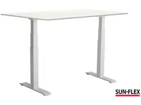 Hæve-sænkebord SUN-FLEX®EASYDESK ADAPT VI hvid 120x80 cm