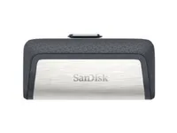 Produktfoto för SanDisk USB-Minne, Ultra Dual Drive USB typ C-flashenhet på 128 GB, svart/silver