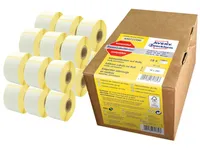 Adresseetiketter Avery-Zweckform 36x89 mm, hvid, permanent - med 4.680 stk.  / 18 ruller