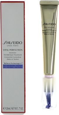 Shiseido Vital Perfection Intensive WrinkleSpot Treatment, Dag- och nattkräm, Kvinna, Alla hudtyper, Ansikte, Hals, Motverkar mörka ringar, Motverkar svarta fläckar, Motverkar rynkor, Vårdande, 20 ml