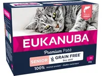 Eukanuba Euk Cat Senior Salmon Pate 12x85g