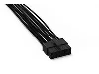 BeQuiet Computer, Strøm Kabel [2x ATX-stik 8-pol. (6+2) - 1x 12 PIN-stik (strømforsyning) ] 0.60 m Sort