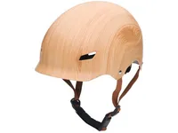 Cykelhjelm med retrolook – trælook