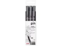 Uni pin 3 stk etui black