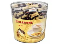 Chokolade Toblerone Tiny Mix Box 904g Mælk/Hvid/Mørk Ca. 113 stk,904 g/sp