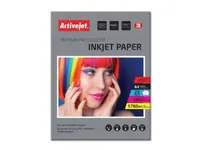 Activejet AP4-180G20, Gloss, 180 g/m², Blekkdyse, A4, 21x29.7 cm, Hvit