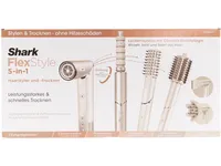 Shark Hårtørrer FlexStyle HD446SLEU - hair dryer/hair styler - stone - 1650 W