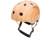 Cykelhjelm med retrolook – trælook