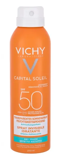 Invisible Spray Moisturizer SPF 50 Idéal Soleil (Invisible Hydrating Mist) 200 ml