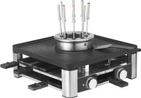WMF Lumero - Raclette/grill/fondue - 1.96 kW - svart / rostfritt stål