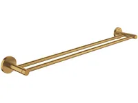 Grohe Essentials dobbel håndklestang - børstet messing