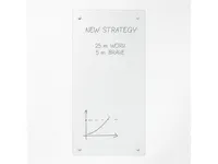 Glastavle NAGA 90x120 cm frostet - ikke magnetisk