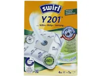 Swirl Y201 Støvsugerposer - 4-pakning