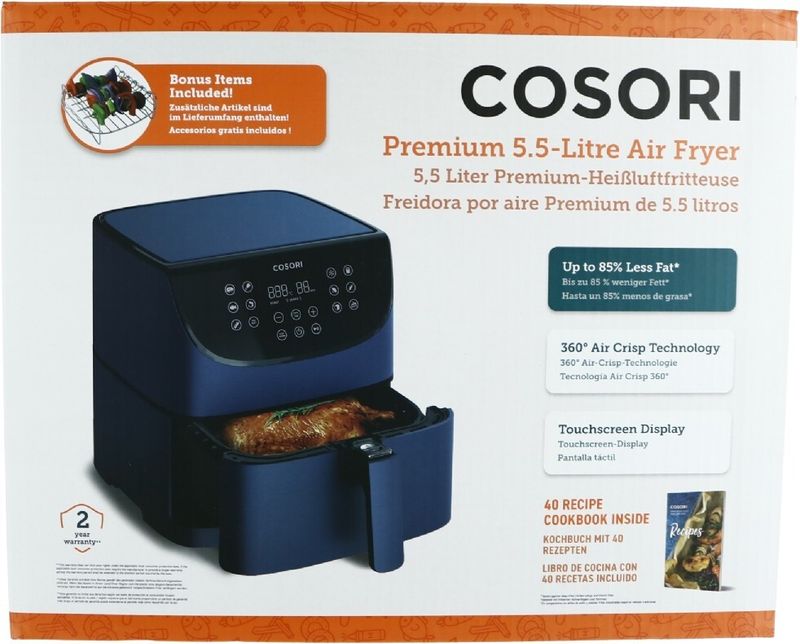 Cosori Premium Air Fryer CP158-AF-RXL - 5,5 liter