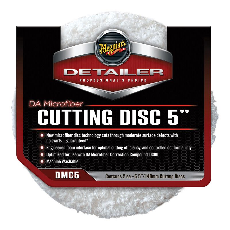 Meguiar's Microfiber Polish Disc Cutting - 5,5" - 2-pack