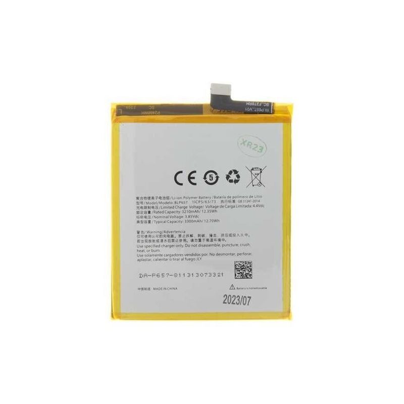 Batteri för OnePlus BLP657 3300mAh Li-ion (OEM) till ONE Plus 6