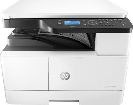 [OUTLET] - HP LaserJet MFP M438n - Multifunktionsskrivare - svartvit - laser - A3/Ledger (297 x 432 mm) (original) - A3/Ledger (media) - upp till 22 sidor/minut (kopiering) - upp till 24 sidor/minut (utskrift) - 350 ark - USB 2.0, LAN