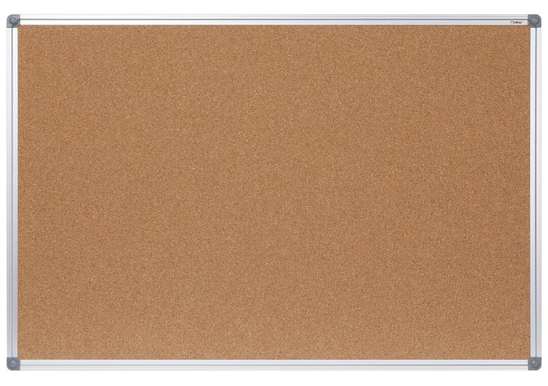 Anslagstavla Dahle 90x120 cm kork med aluminiumram - inkl. monteringskit