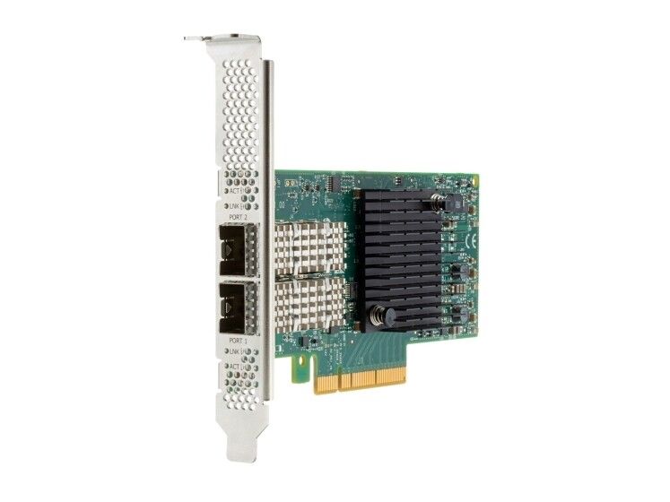 Broadcom BCM57414 - Nätverksadapter - PCIe 3.0 x8 - Gigabit Ethernet / 10Gb Ethernet / 25Gb Ethernet SFP28 x 2 - för ProLiant DL20 Gen10, DL325 Gen10, DL360 Gen10, DL380 Gen10, ML30 Gen10, XL220n Gen10