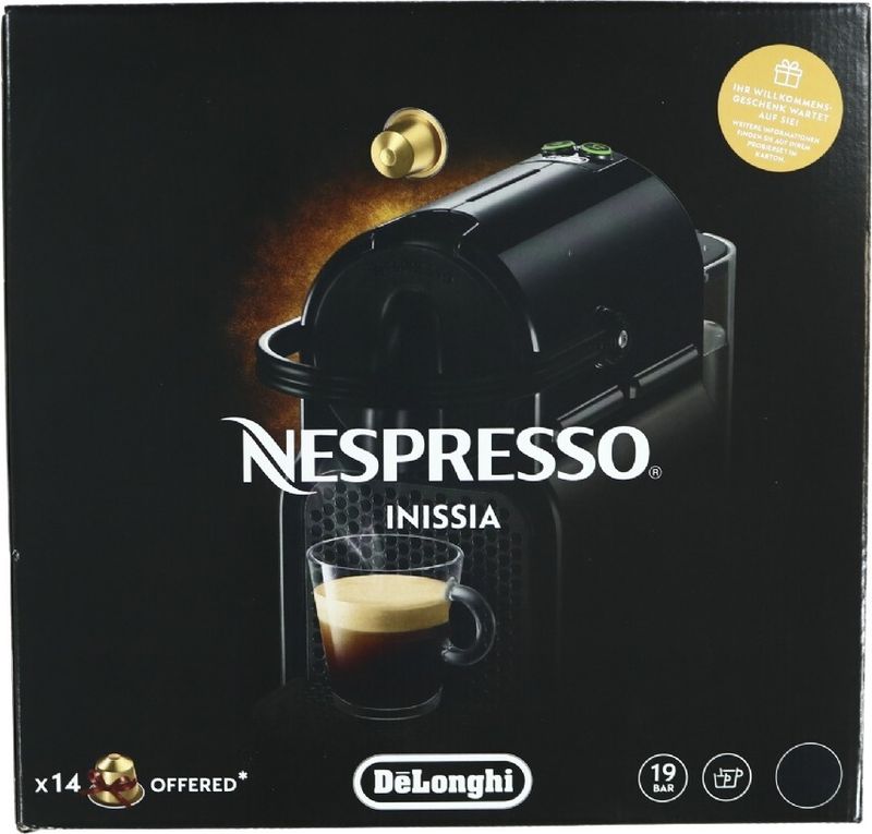 De'Longhi Nespresso Inissia EN 80.B - Kaffemaskin - 19 bar