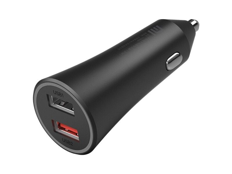 Mi - Strömadapter för bil - 37 watt - 3 A - Fast Charge - 2 utdatakontakter (2 x USB)
