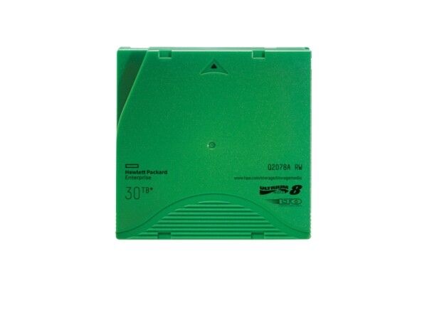 HPE RW-datakassett - LTO Ultrium 8 - 12 TB / - grön - för StoreEver LTO-8 Ultrium 30750, LTO-8 Ultrium 30750 TAA