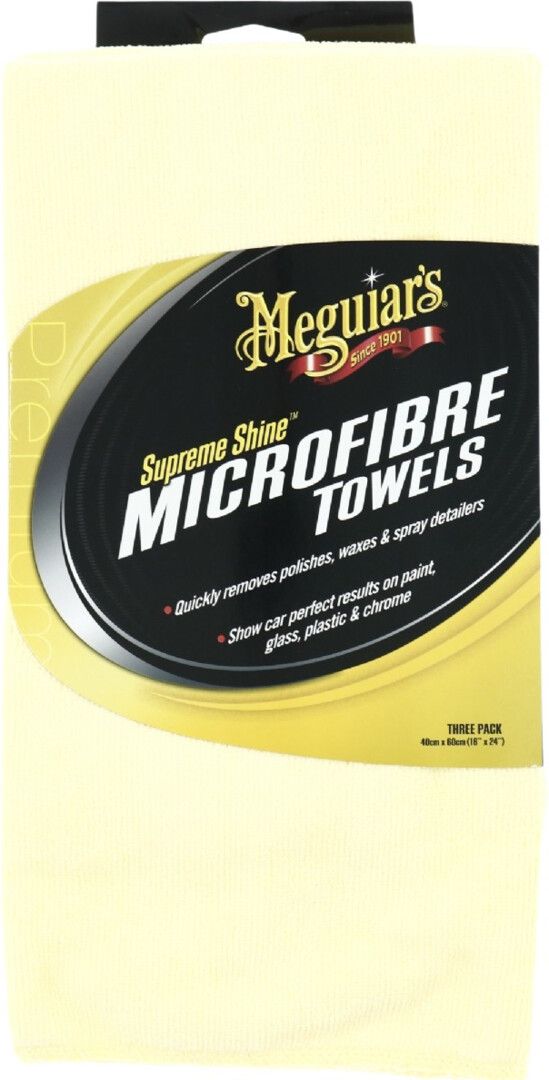 Meguiar's Supreme Shine mikrofiberdukar - 3-pack