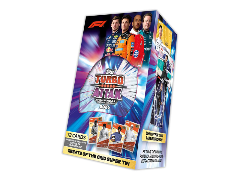 TOPPS FORMULA 1 TURBO ATTAX SUPER TIN