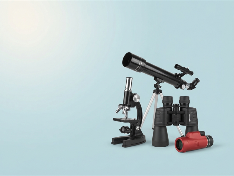 Binoculars & camera