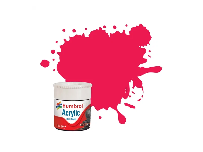 Acrylic Maling Rail Colours Buffer Beam Red