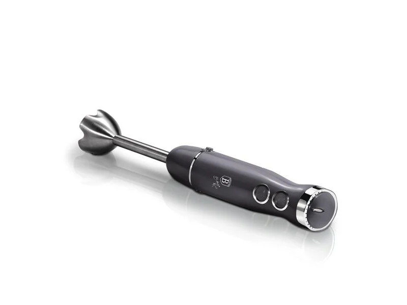 Berlinger Haus - Stavblender 500W med pulse funktion - Rustfrit stål - Carbon Pro Edition