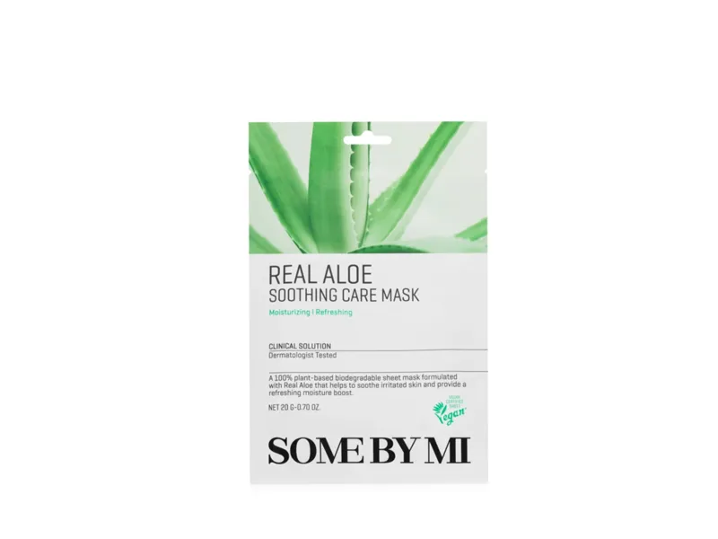 Some By Mi Real Aloe Soothing Care Mask 20g | Hudvård - Märken - Några av Mi | GameStuff