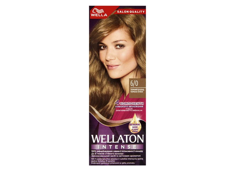 WELLA Wellaton Intense Hair Color 6/0 - Dark Blonde | Hårvård - Hårfärg | GameStuff