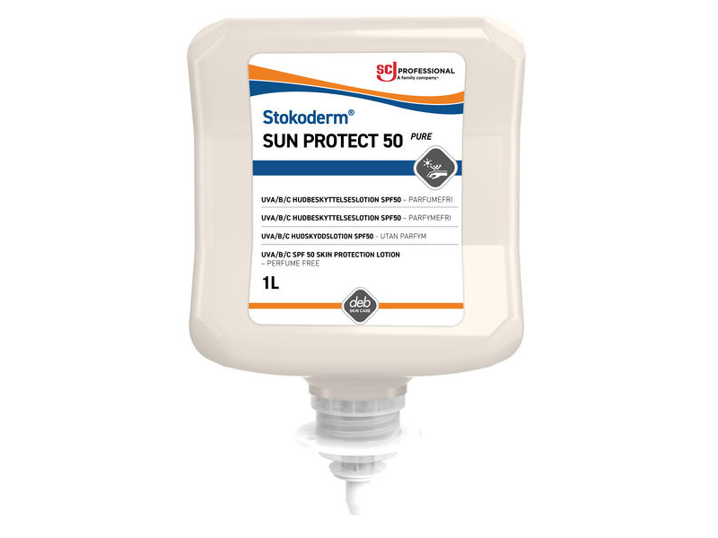 Solcreme Stokoderm Sun Protect 50 PURE 1 liter
