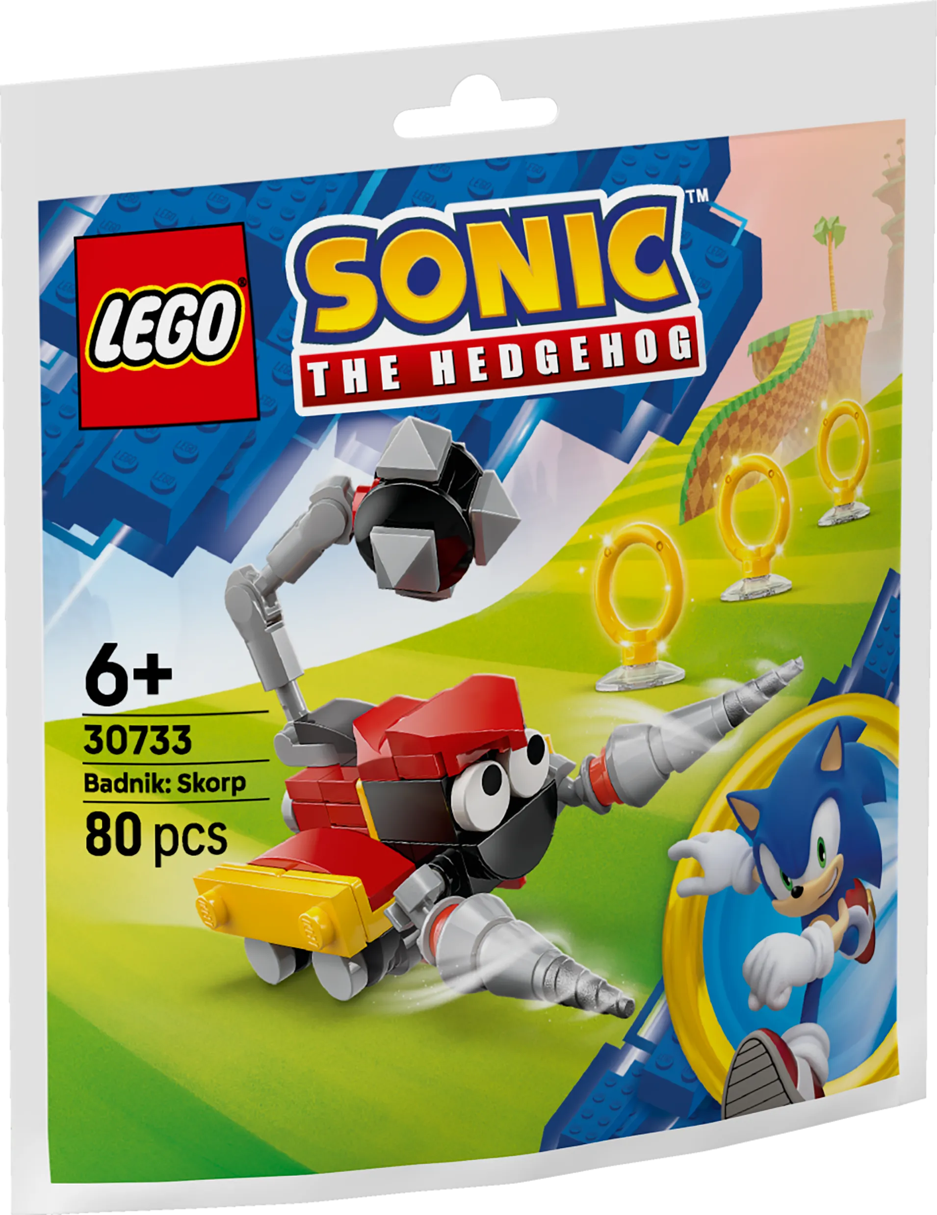 LEGO ® Sonic The Hedgehog - Badnik Skorp 30733 - 80 Dele