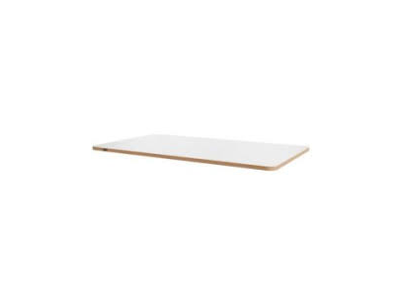 Bordplade t/sidde/ståbord 140x80cm Ergo hvid