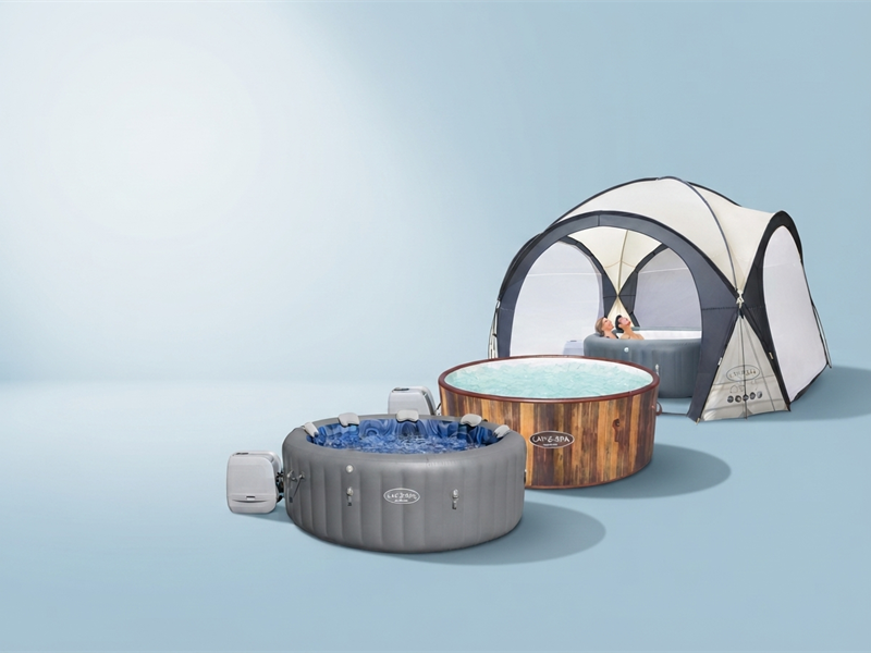Inflatable hot tubs