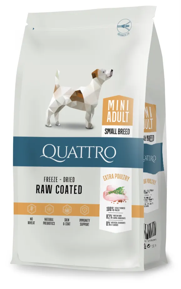 Quattro All Breed with Poultry, Mini Adult 7kg