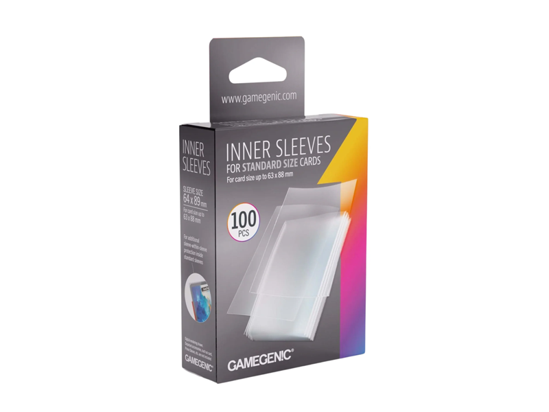 Gamegenic Inner Sleeves - Standard (64x89 mm) - 100 stk.